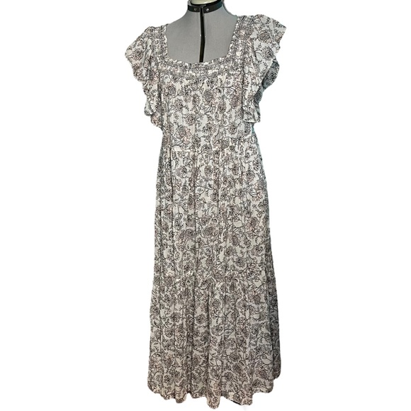 Free People Bonita Midi Dress Women’s Size Large Bohemian Boho New with Tags - Picture 2 of 9